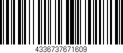 Código de barras (EAN, GTIN, SKU, ISBN): '4336737671609'