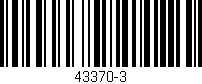Código de barras (EAN, GTIN, SKU, ISBN): '43370-3'