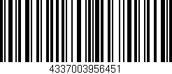 Código de barras (EAN, GTIN, SKU, ISBN): '4337003956451'