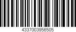 Código de barras (EAN, GTIN, SKU, ISBN): '4337003956505'