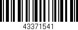 Código de barras (EAN, GTIN, SKU, ISBN): '43371541'