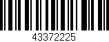 Código de barras (EAN, GTIN, SKU, ISBN): '43372225'