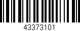 Código de barras (EAN, GTIN, SKU, ISBN): '43373101'