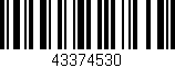Código de barras (EAN, GTIN, SKU, ISBN): '43374530'