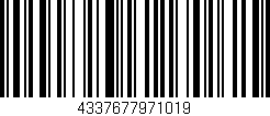Código de barras (EAN, GTIN, SKU, ISBN): '4337677971019'