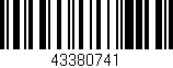 Código de barras (EAN, GTIN, SKU, ISBN): '43380741'