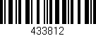 Código de barras (EAN, GTIN, SKU, ISBN): '433812'