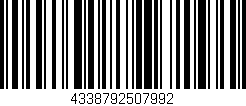 Código de barras (EAN, GTIN, SKU, ISBN): '4338792507992'