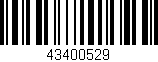 Código de barras (EAN, GTIN, SKU, ISBN): '43400529'