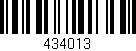 Código de barras (EAN, GTIN, SKU, ISBN): '434013'