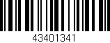 Código de barras (EAN, GTIN, SKU, ISBN): '43401341'
