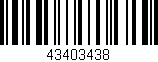 Código de barras (EAN, GTIN, SKU, ISBN): '43403438'