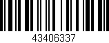 Código de barras (EAN, GTIN, SKU, ISBN): '43406337'