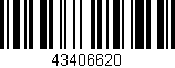 Código de barras (EAN, GTIN, SKU, ISBN): '43406620'