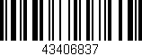 Código de barras (EAN, GTIN, SKU, ISBN): '43406837'