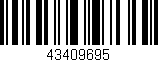 Código de barras (EAN, GTIN, SKU, ISBN): '43409695'