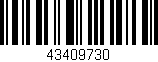 Código de barras (EAN, GTIN, SKU, ISBN): '43409730'