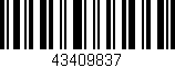 Código de barras (EAN, GTIN, SKU, ISBN): '43409837'