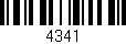 Código de barras (EAN, GTIN, SKU, ISBN): '4341'