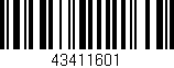Código de barras (EAN, GTIN, SKU, ISBN): '43411601'