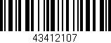 Código de barras (EAN, GTIN, SKU, ISBN): '43412107'