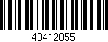 Código de barras (EAN, GTIN, SKU, ISBN): '43412855'