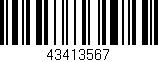 Código de barras (EAN, GTIN, SKU, ISBN): '43413567'