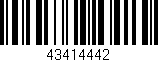 Código de barras (EAN, GTIN, SKU, ISBN): '43414442'