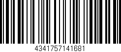 Código de barras (EAN, GTIN, SKU, ISBN): '4341757141681'