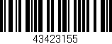 Código de barras (EAN, GTIN, SKU, ISBN): '43423155'