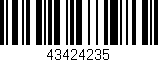 Código de barras (EAN, GTIN, SKU, ISBN): '43424235'