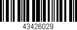 Código de barras (EAN, GTIN, SKU, ISBN): '43426029'