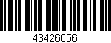 Código de barras (EAN, GTIN, SKU, ISBN): '43426056'