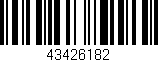 Código de barras (EAN, GTIN, SKU, ISBN): '43426182'