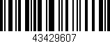 Código de barras (EAN, GTIN, SKU, ISBN): '43429607'