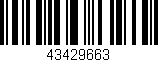 Código de barras (EAN, GTIN, SKU, ISBN): '43429663'