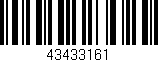 Código de barras (EAN, GTIN, SKU, ISBN): '43433161'