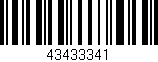 Código de barras (EAN, GTIN, SKU, ISBN): '43433341'