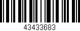 Código de barras (EAN, GTIN, SKU, ISBN): '43433683'