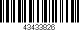 Código de barras (EAN, GTIN, SKU, ISBN): '43433826'