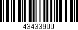 Código de barras (EAN, GTIN, SKU, ISBN): '43433900'