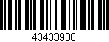 Código de barras (EAN, GTIN, SKU, ISBN): '43433988'