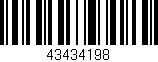 Código de barras (EAN, GTIN, SKU, ISBN): '43434198'