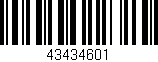 Código de barras (EAN, GTIN, SKU, ISBN): '43434601'
