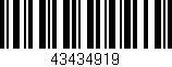 Código de barras (EAN, GTIN, SKU, ISBN): '43434919'
