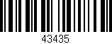 Código de barras (EAN, GTIN, SKU, ISBN): '43435'