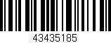 Código de barras (EAN, GTIN, SKU, ISBN): '43435185'