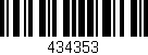 Código de barras (EAN, GTIN, SKU, ISBN): '434353'
