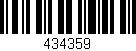 Código de barras (EAN, GTIN, SKU, ISBN): '434359'
