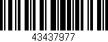 Código de barras (EAN, GTIN, SKU, ISBN): '43437977'